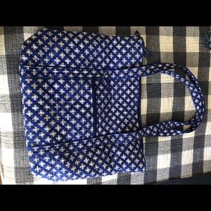 Vera Bradley Royal Blue Mini Concerto Carry All